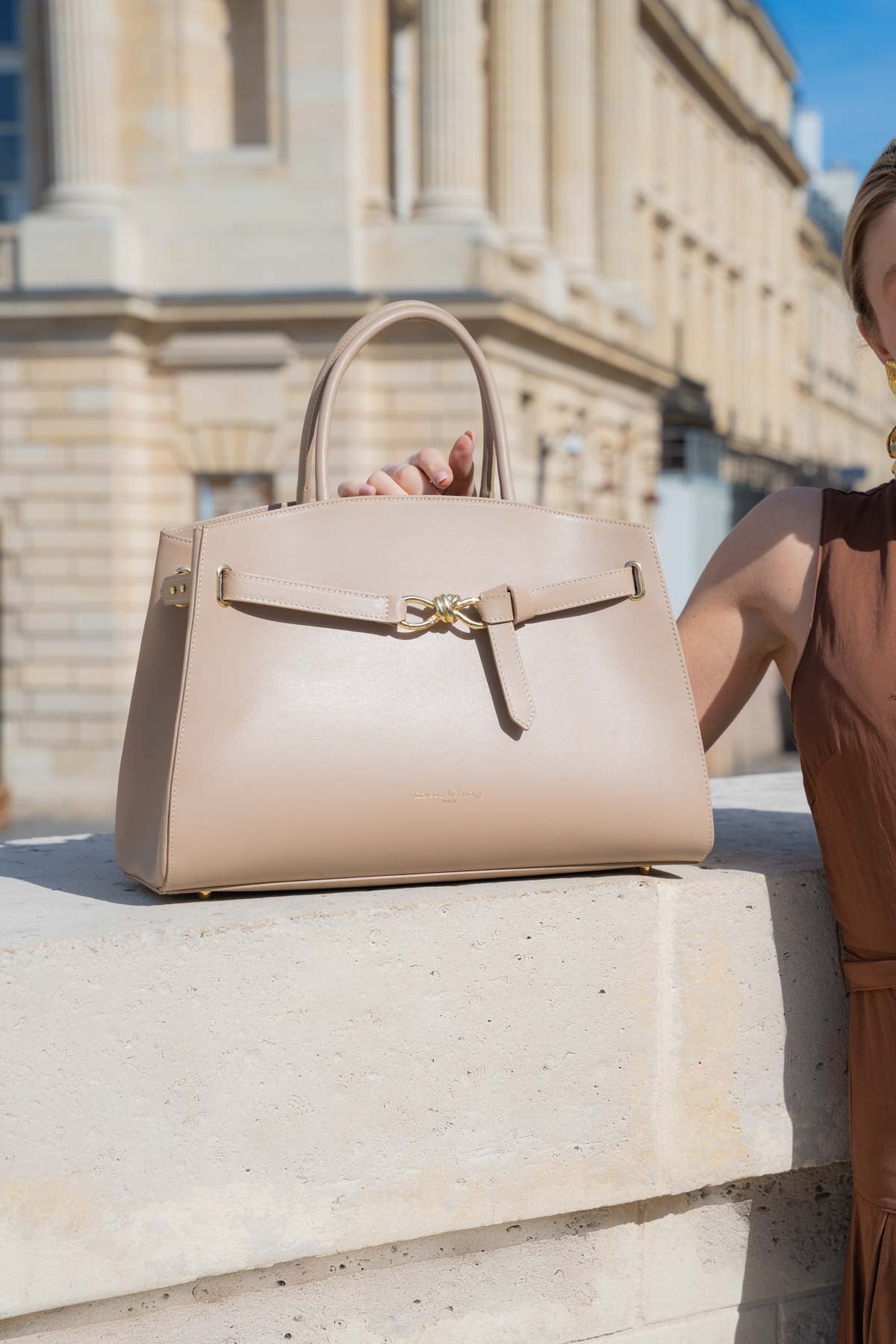 Bolso de mano Dieci - Topo