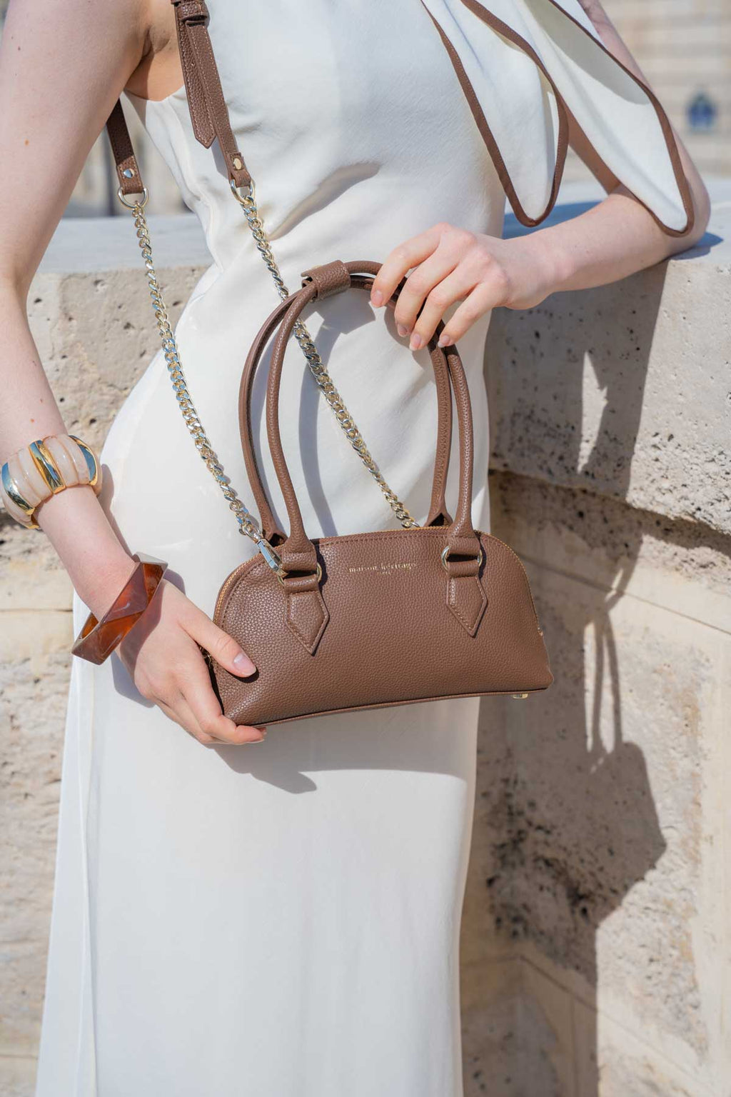 Bolso de Mano Ella - Camel