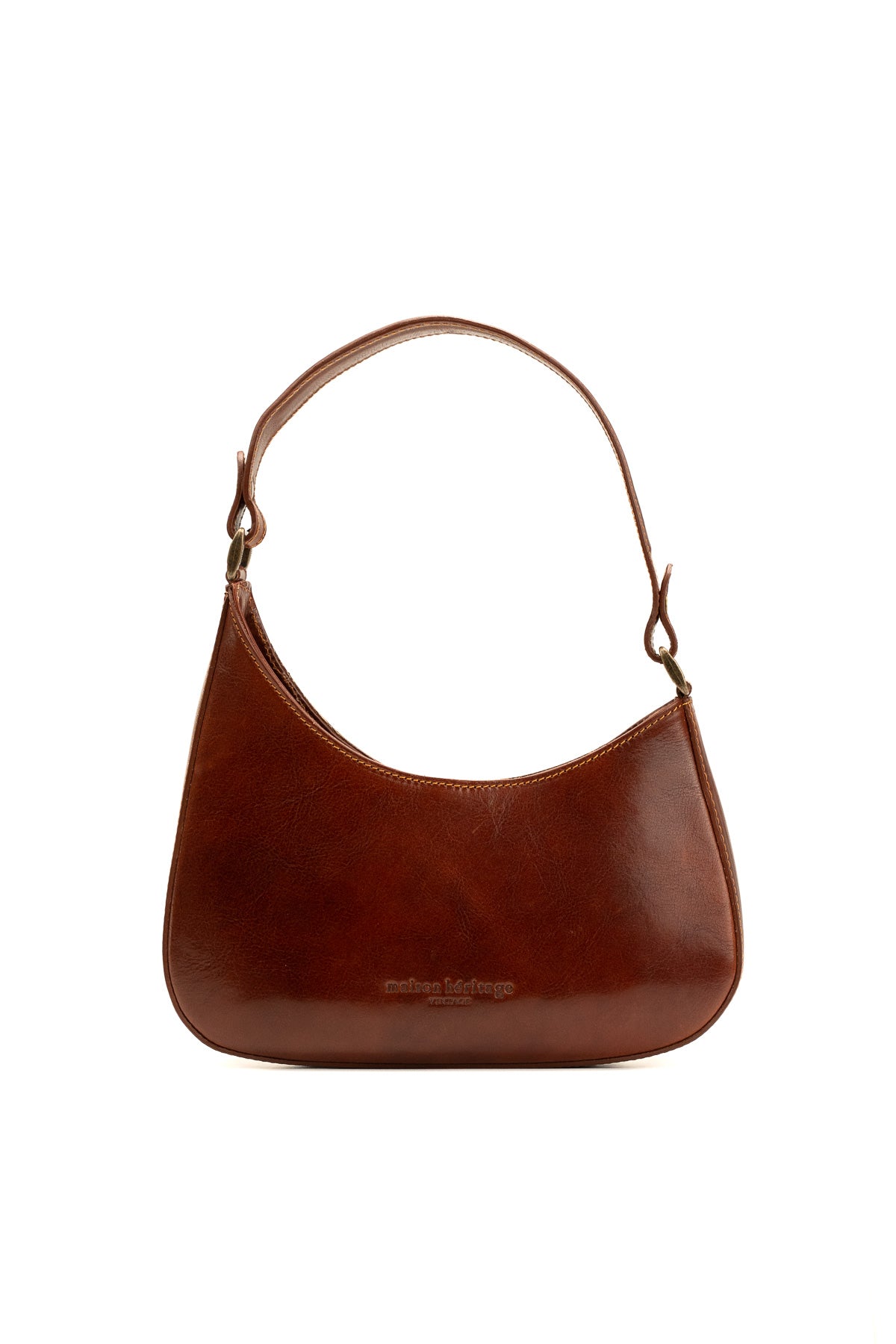 Bolso de hombro Emi Vintage - Marrón