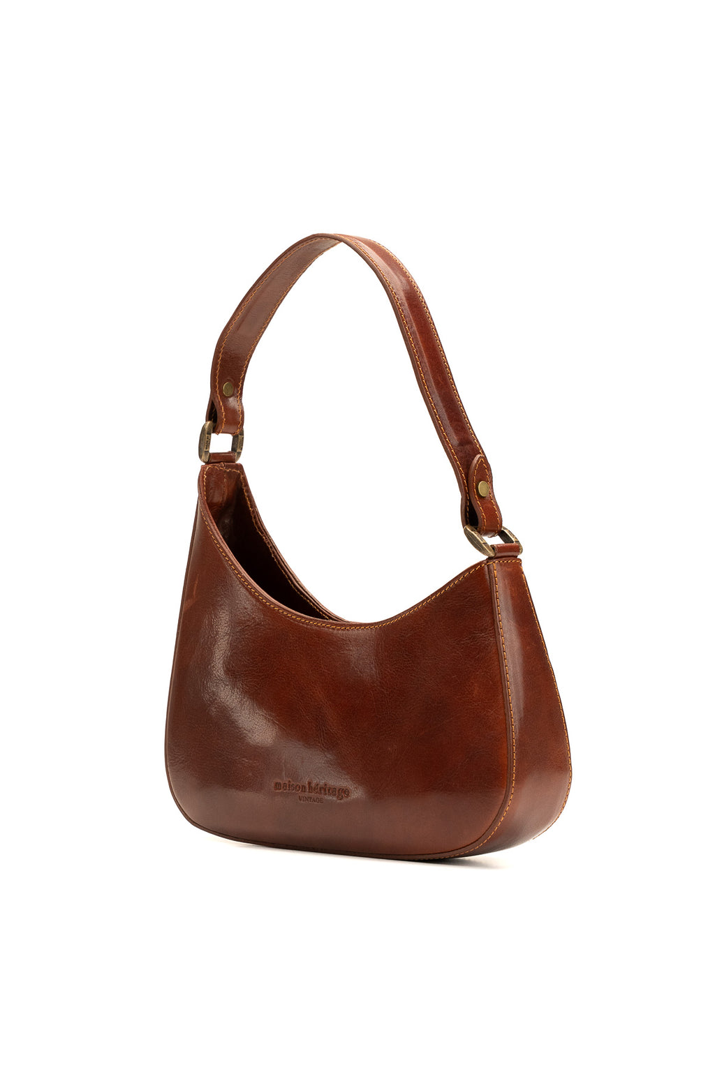 Bolso de hombro Emi Vintage - Marrón
