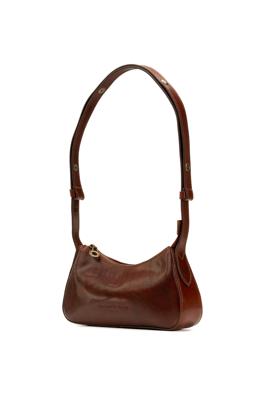 Borsa a spalla Ezra Vintage - Marrone