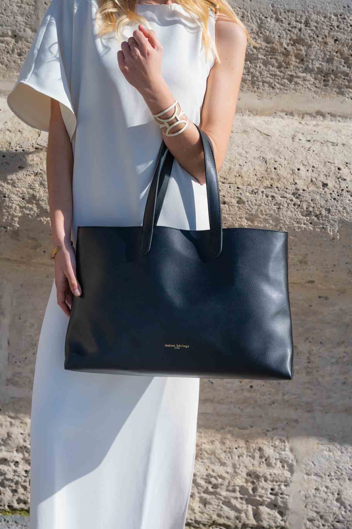 Bolso de hombro Gianni - Negro