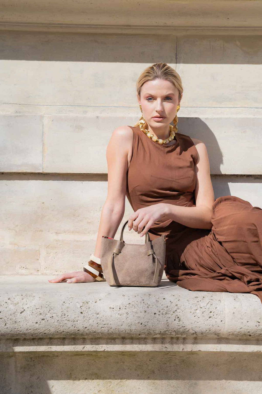 Gini Handbag - Taupe