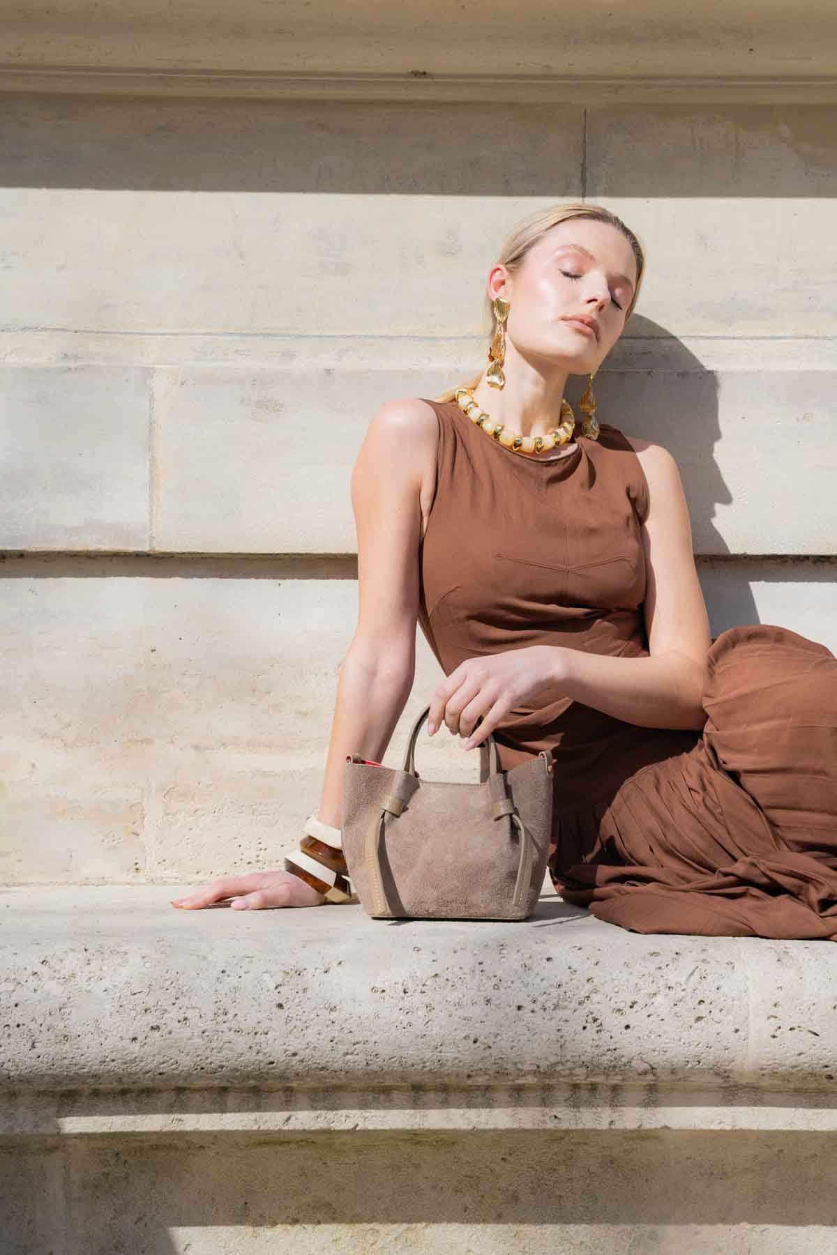 Gini Handbag - Taupe