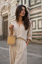 Bolso de Mano Grand Lucci - Topo