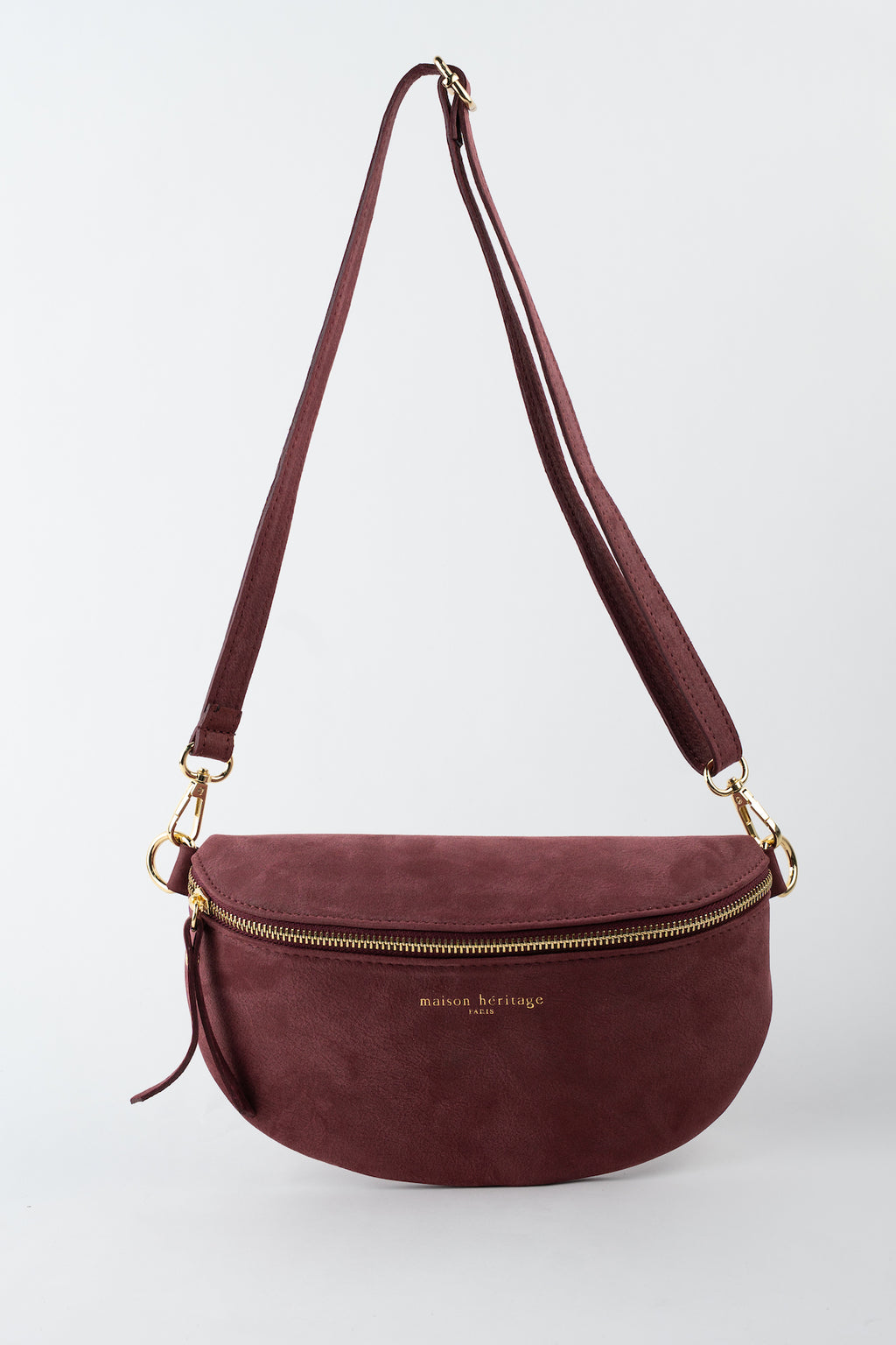 Sac Banane Kimi Nubuk - Bordeau