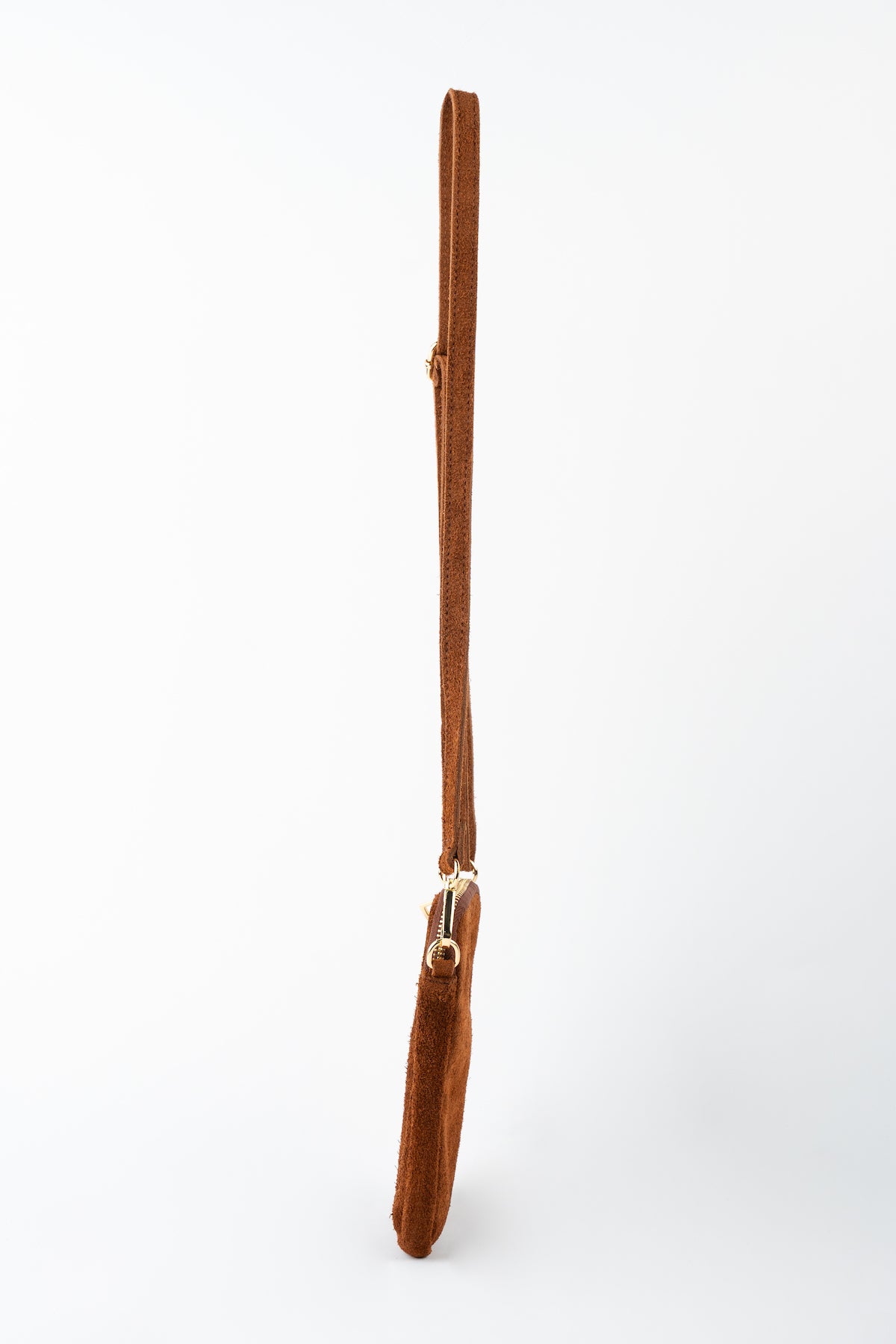 Borsa a Tracolla Laila Scamosciata - Marrone