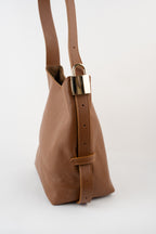 Bolso de hombro Lok - Camel oscuro
