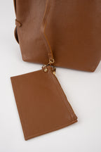 Bolso de hombro Lok - Camel oscuro
