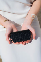 Accessorio Lune Croco - Nero