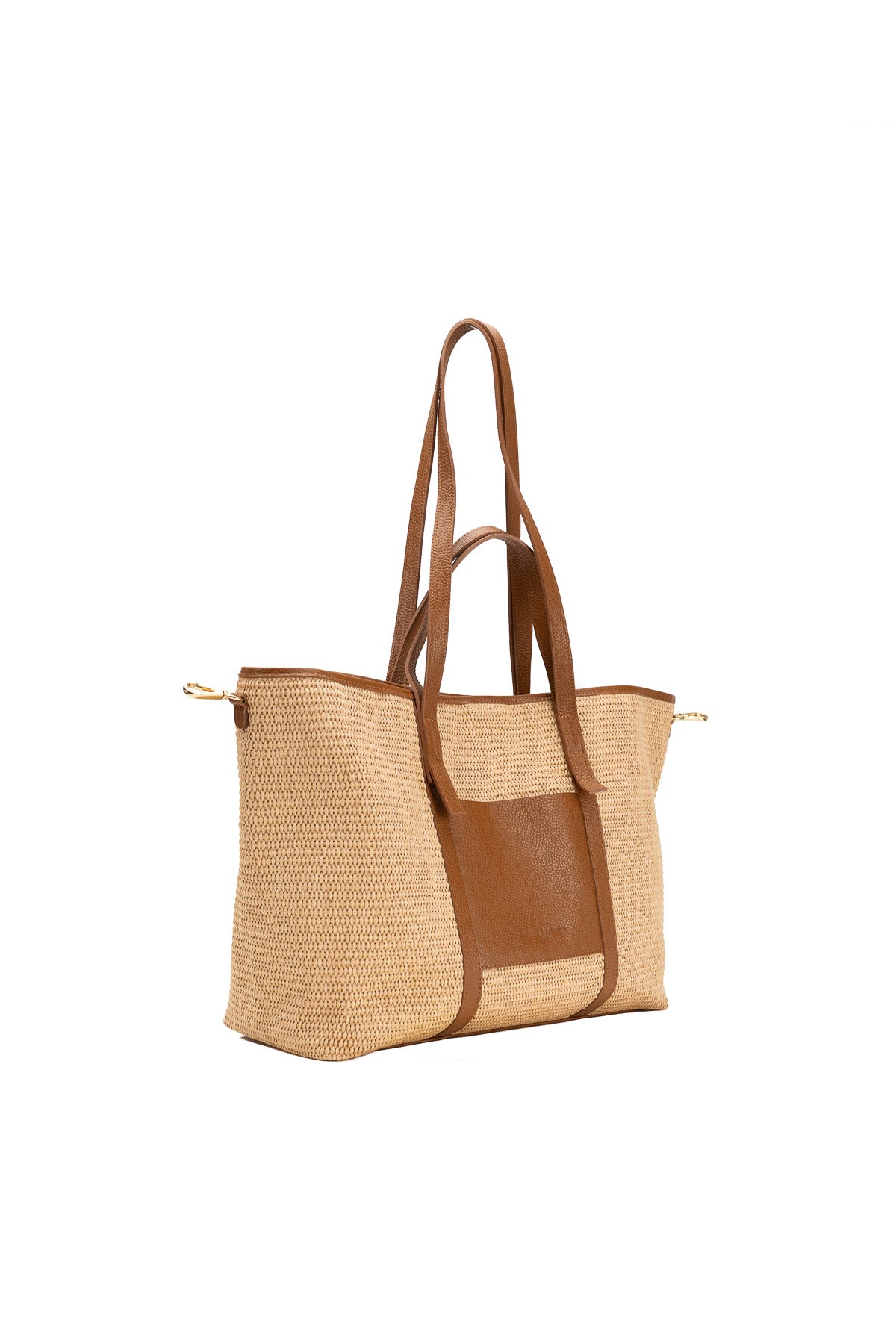 Bolso de hombro Malta de paja - Camel