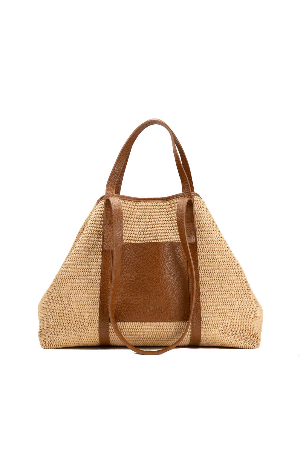 Bolso de hombro Malta de paja - Camel