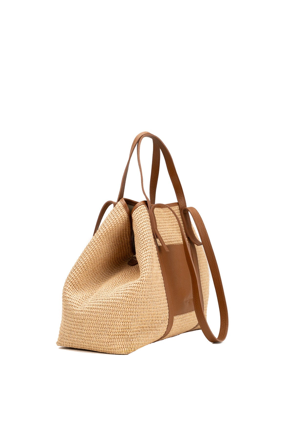 Bolso de hombro Malta de paja - Camel