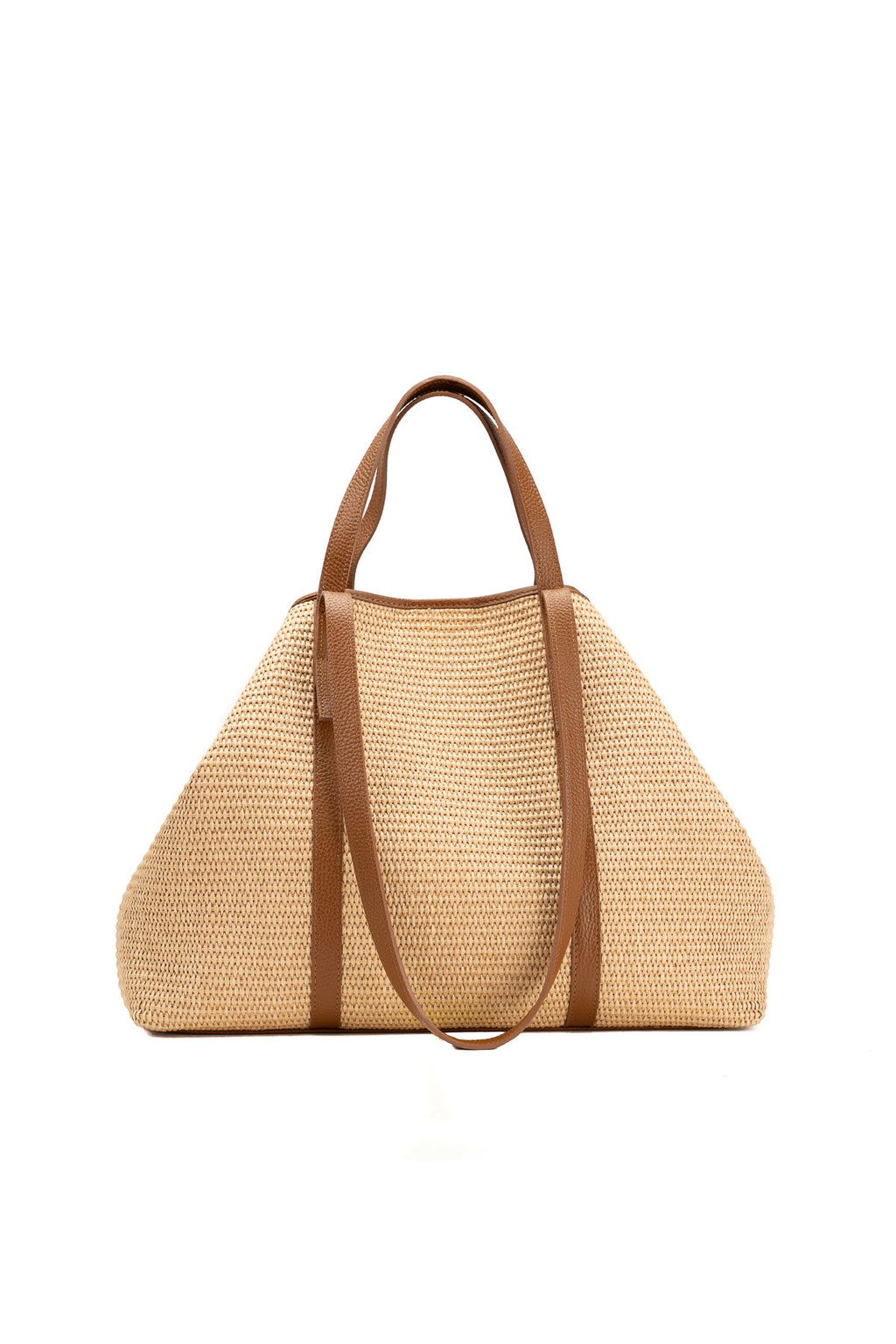 Bolso de hombro Malta de paja - Camel