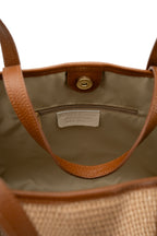 Bolso de hombro Malta de paja - Camel