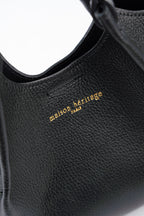 Sac Porté-Épaule Mini Ceto Suede - Noir