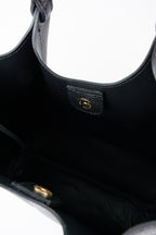 Sac Porté-Épaule Mini Ceto Suede - Noir