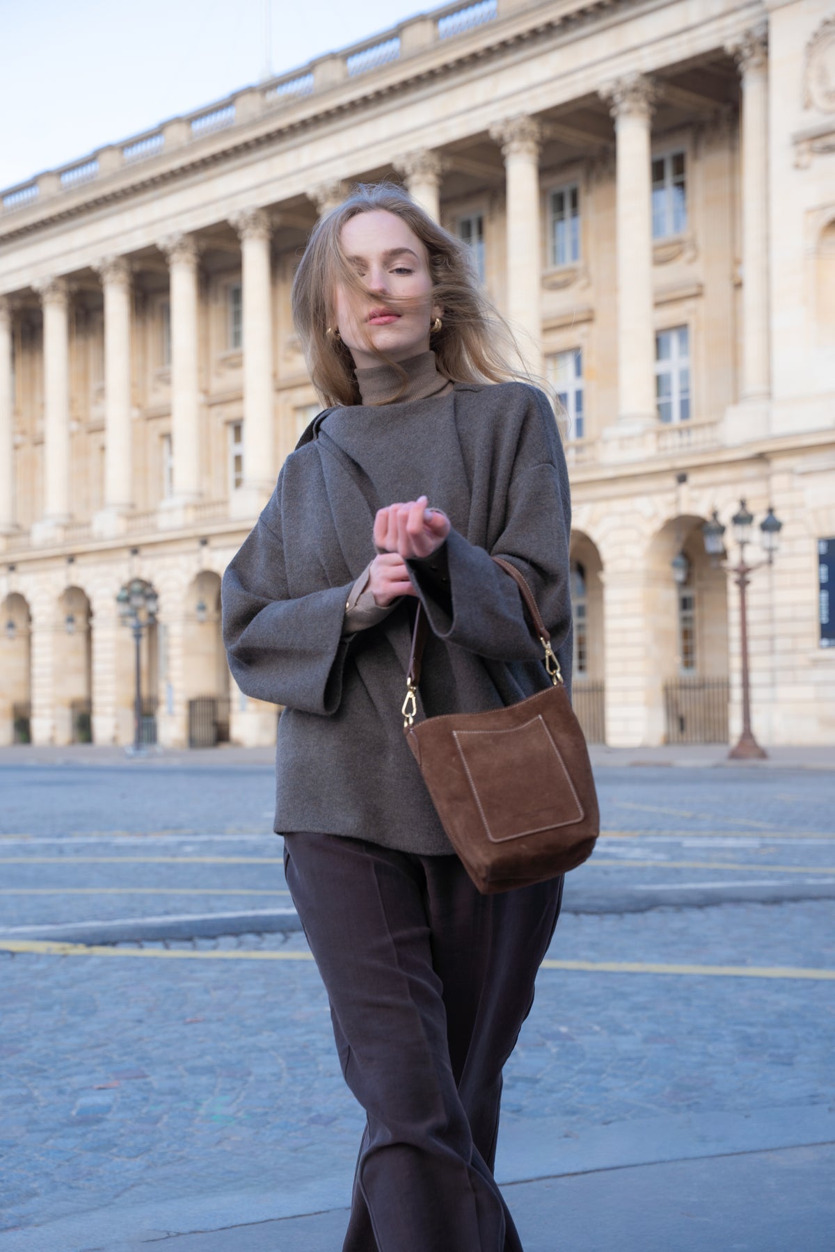 Mini Leyla Shoulder Bag - Brown