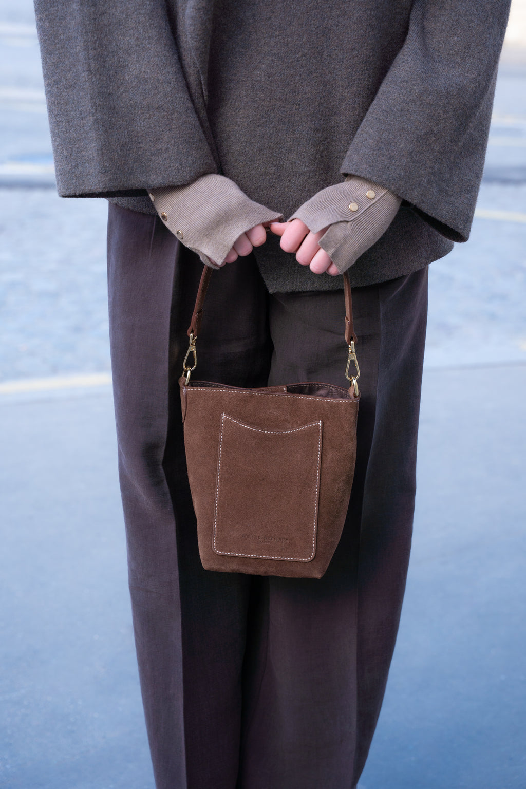 Mini Leyla Shoulder Bag - Brown