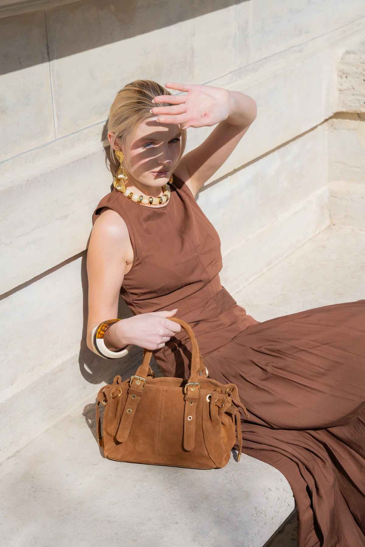 Bolso de mano Petit Sunny - Camel