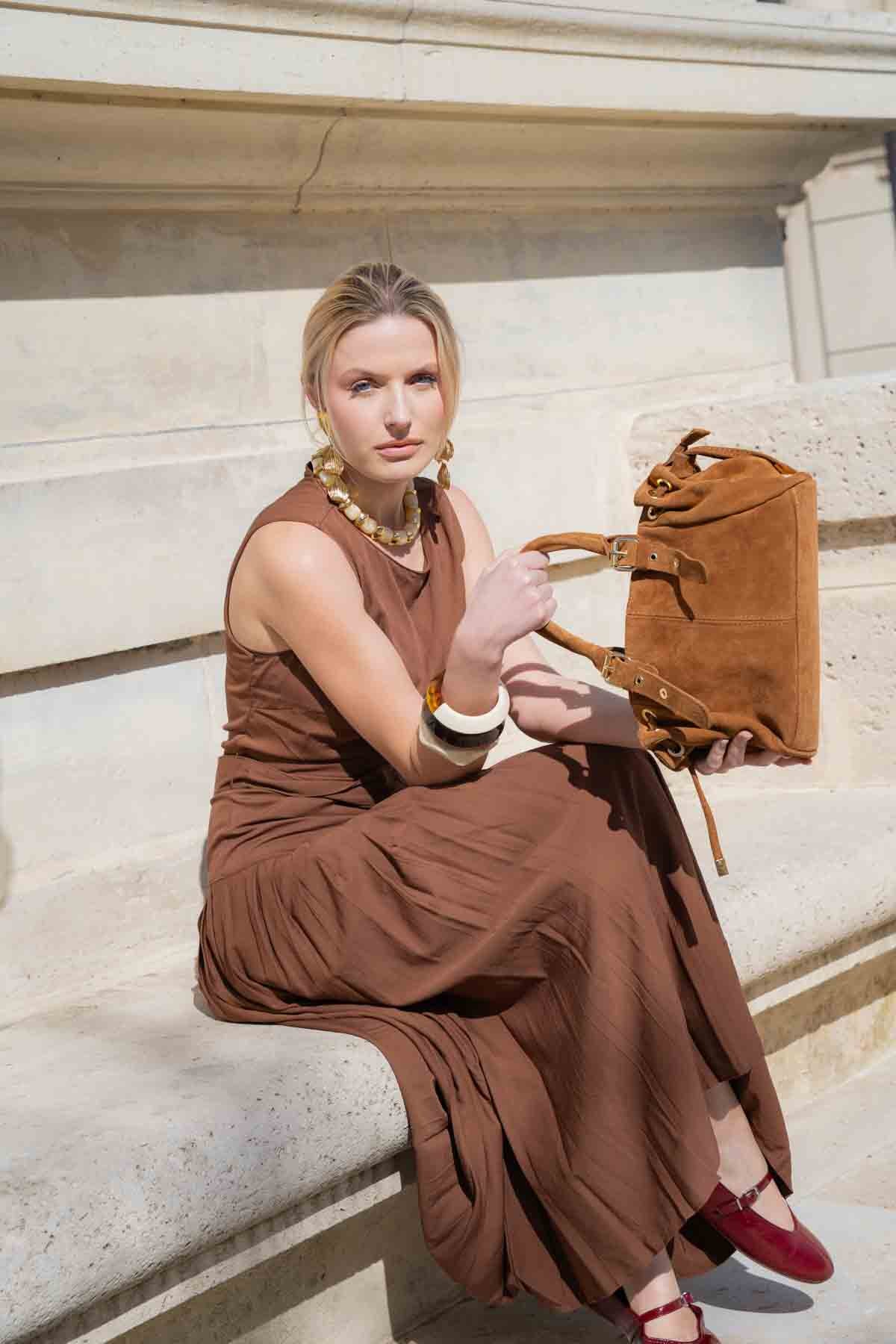 Bolso de mano Petit Sunny - Camel
