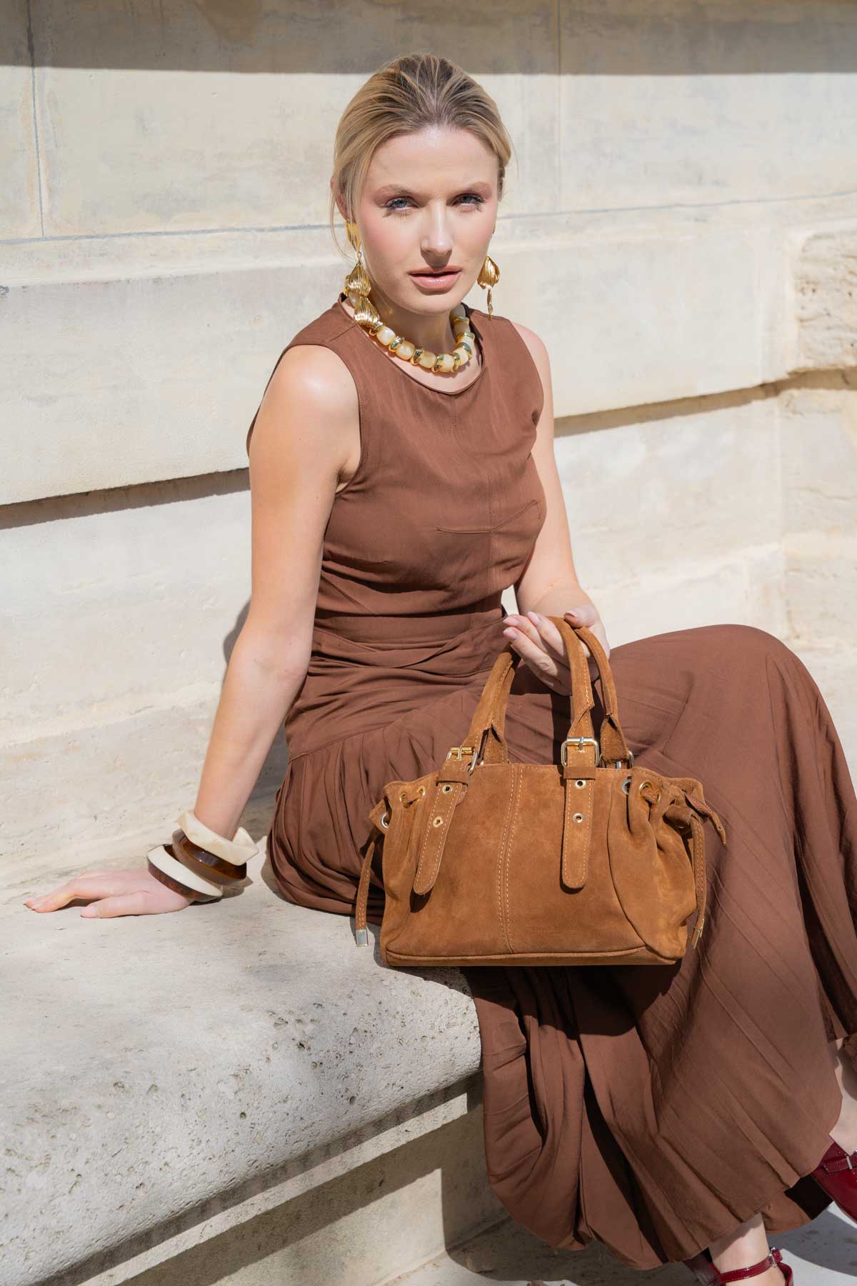 Bolso de mano Petit Sunny - Camel