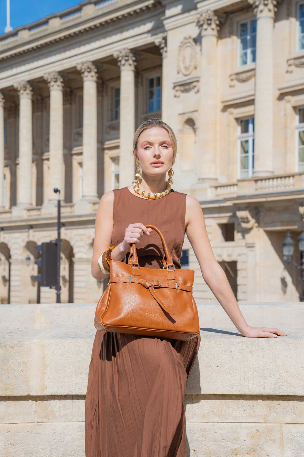 Nara Handbag - Camel