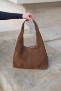 Nord Suede Shoulder Bag - Brown