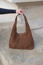 Nord Suede Shoulder Bag - Brown