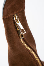Nord Suede Shoulder Bag - Brown