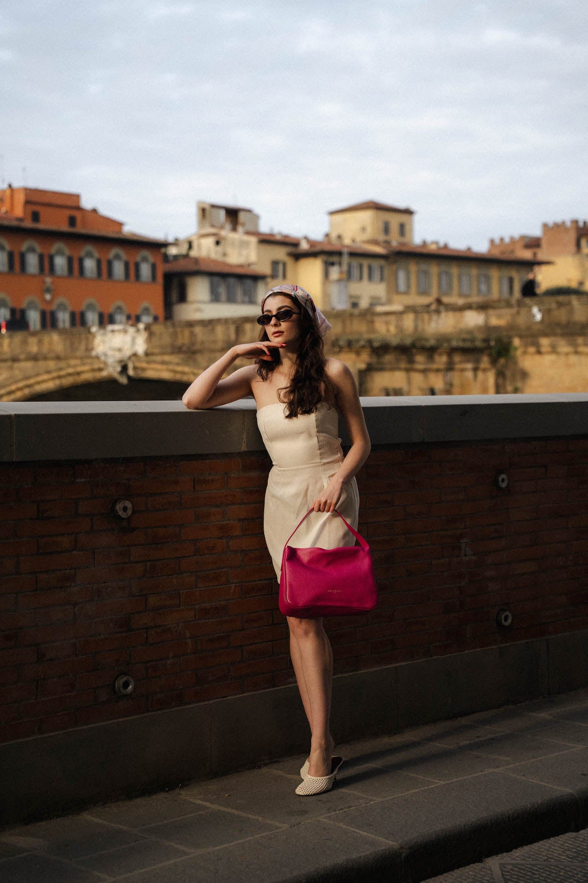 Ozio Shoulder Bag - Fuchsia