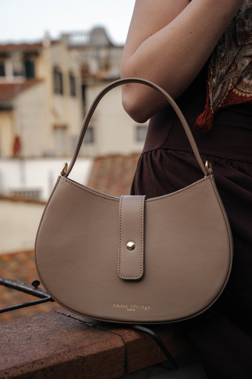 Bolso de Mano Piazza - Topo