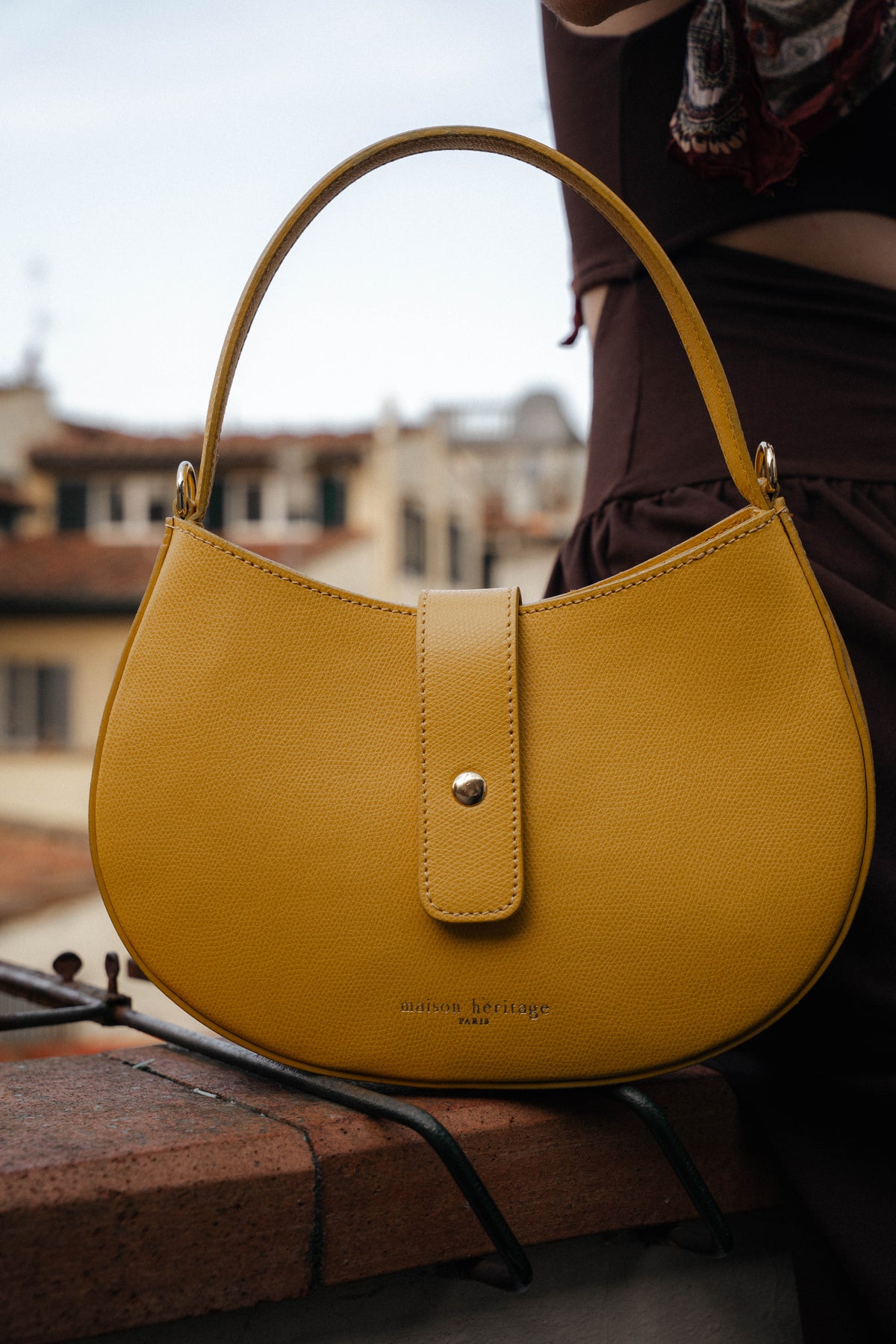 Bolso de mano Piazza - Amarillo