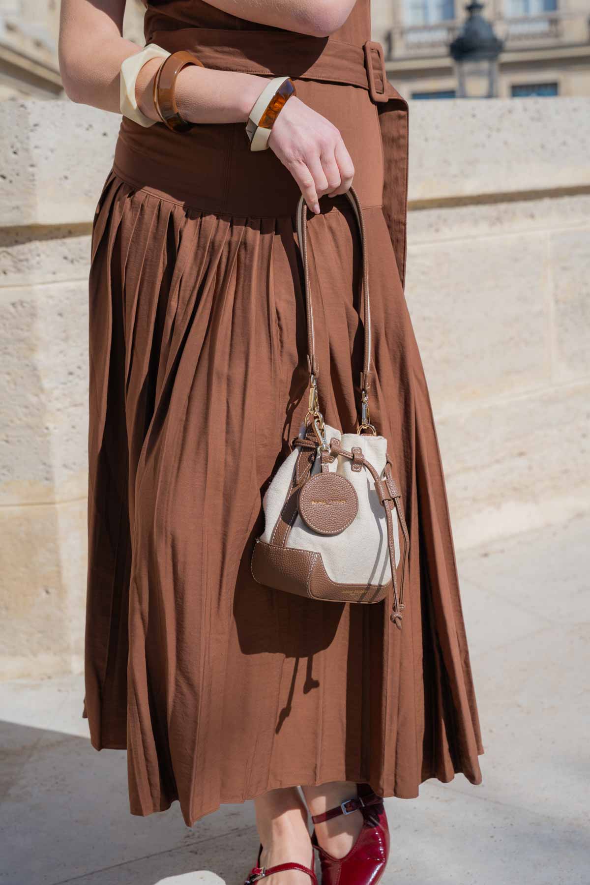 Bolso Bandolera Punchy - Beige