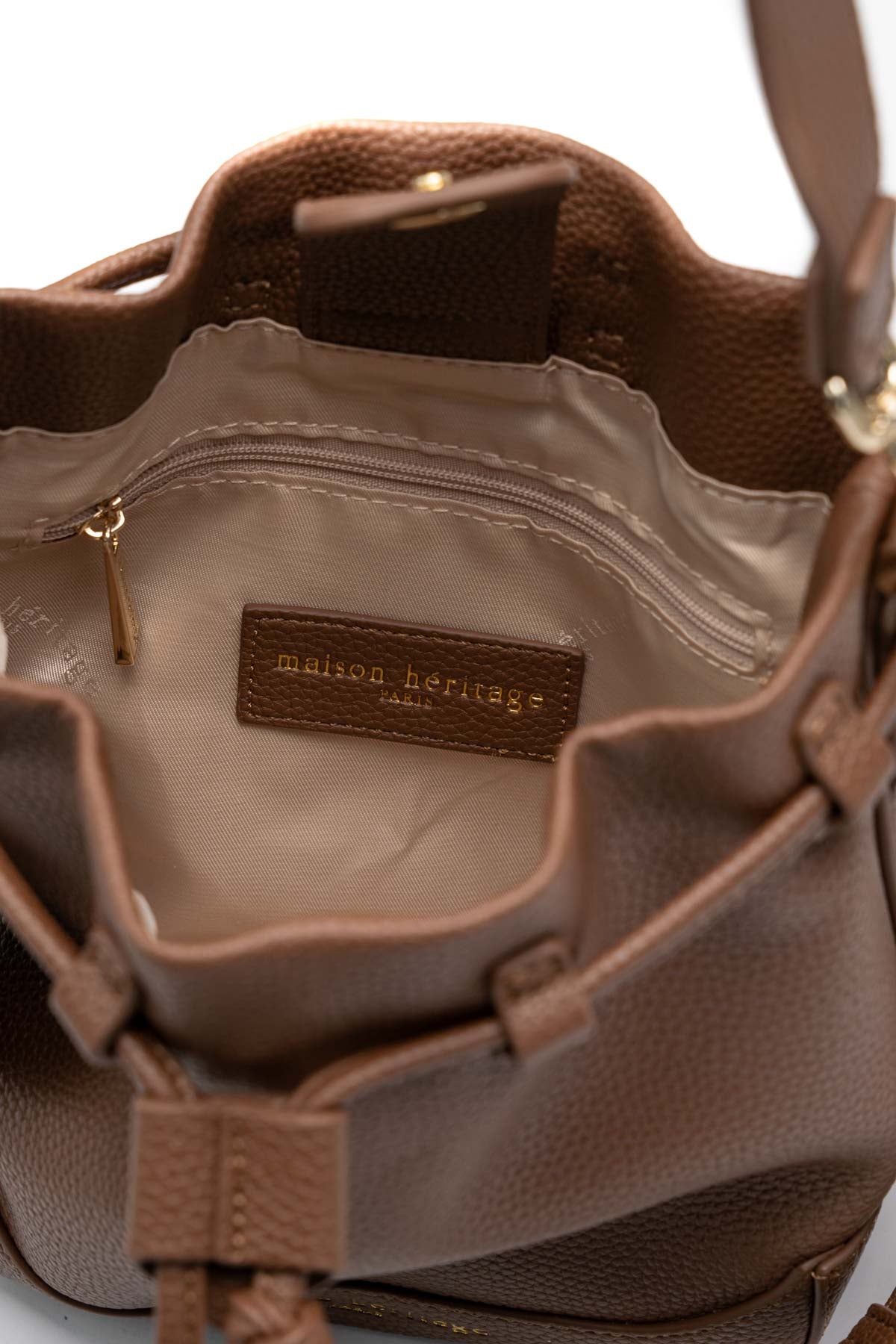 Punchy Saddle Bag - Camel
