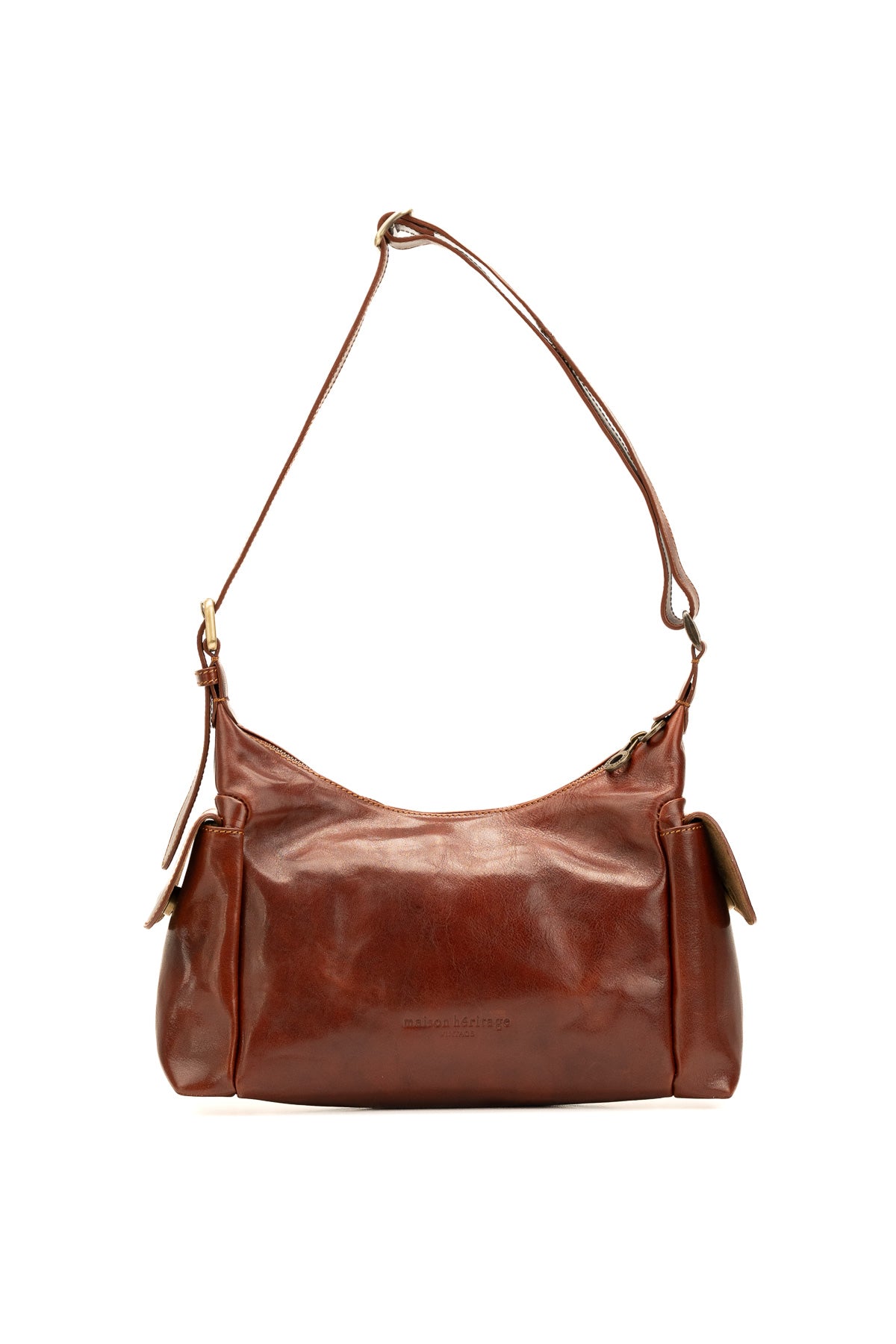 Borsa a spalla Sandi Vintage - Marrone