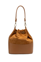 Siesta Suede Crossbody Bag - Camel