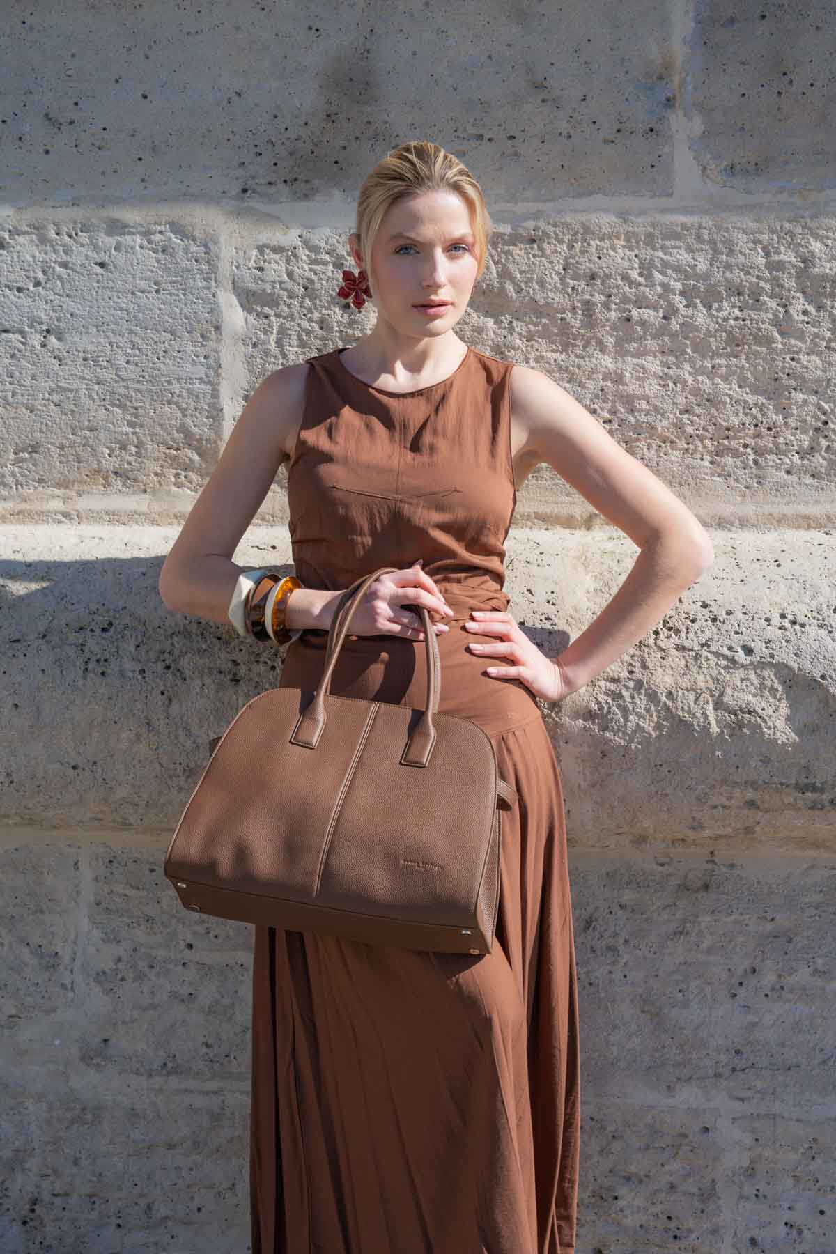 Zenit Handbag - Camel