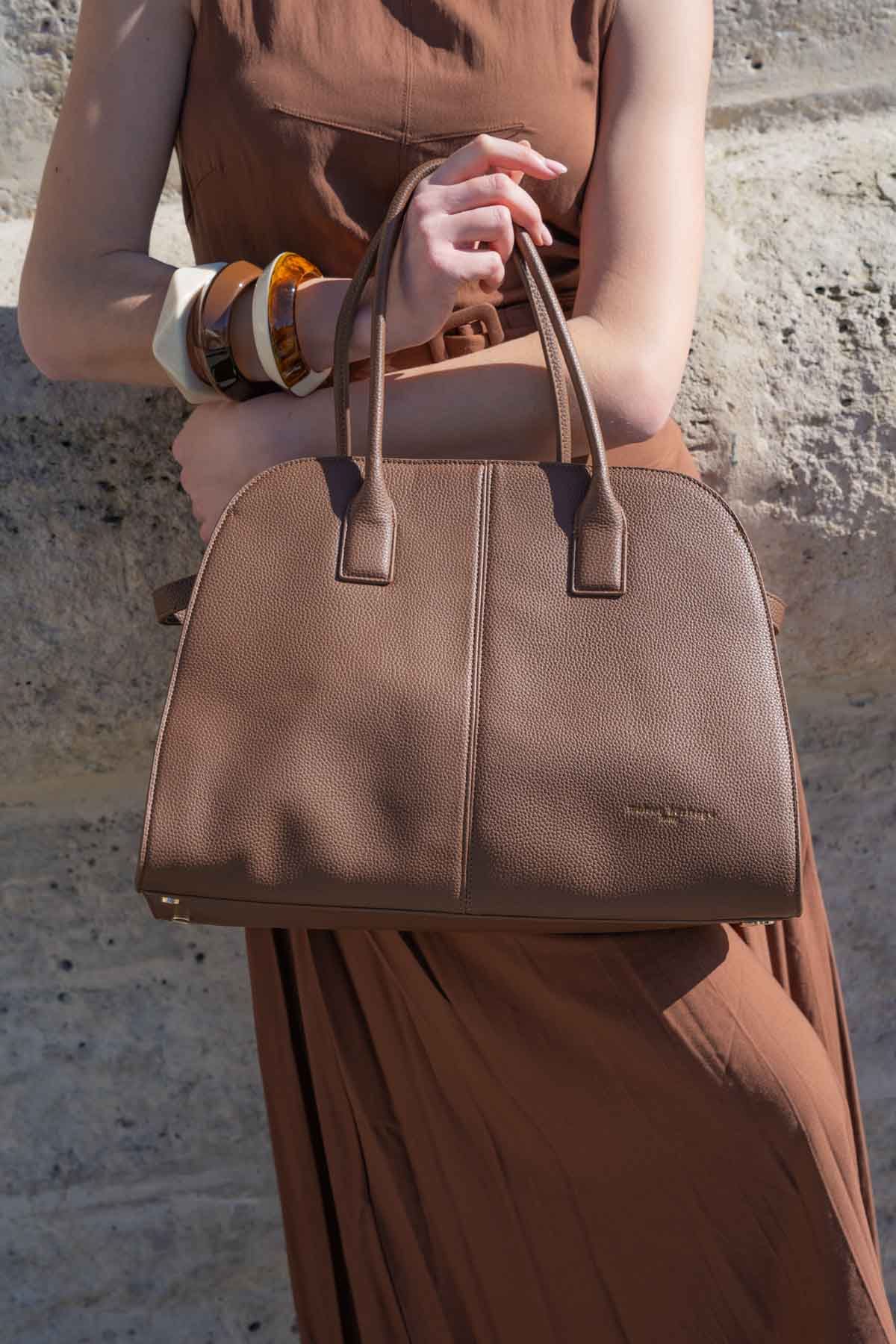Zenit Handbag - Camel