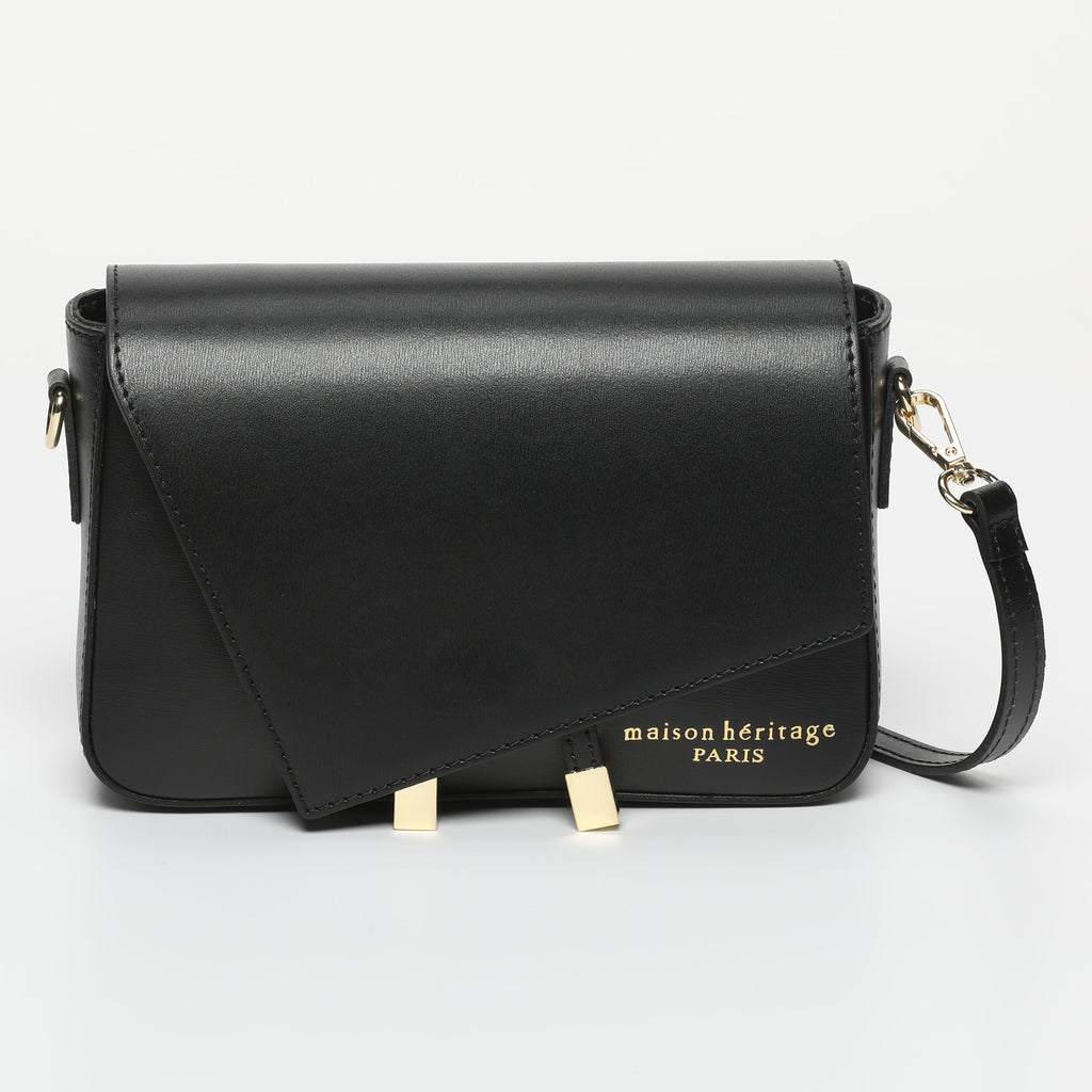 Bolso Bandolera Aela Box - Negro