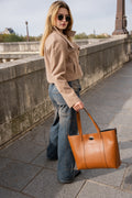 Borsa a spalla Elis - Cammello scuro