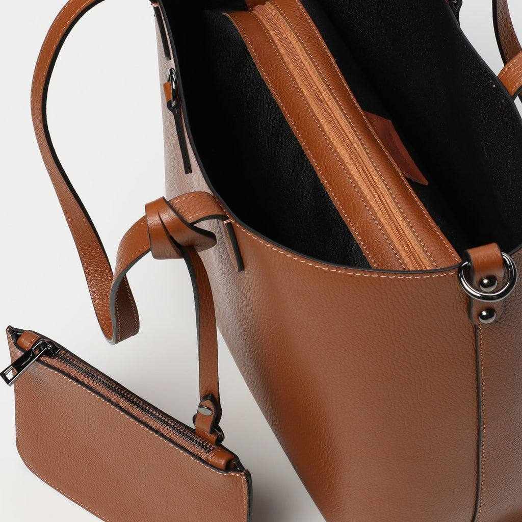 Elix Shoulder Bag - Dark Camel