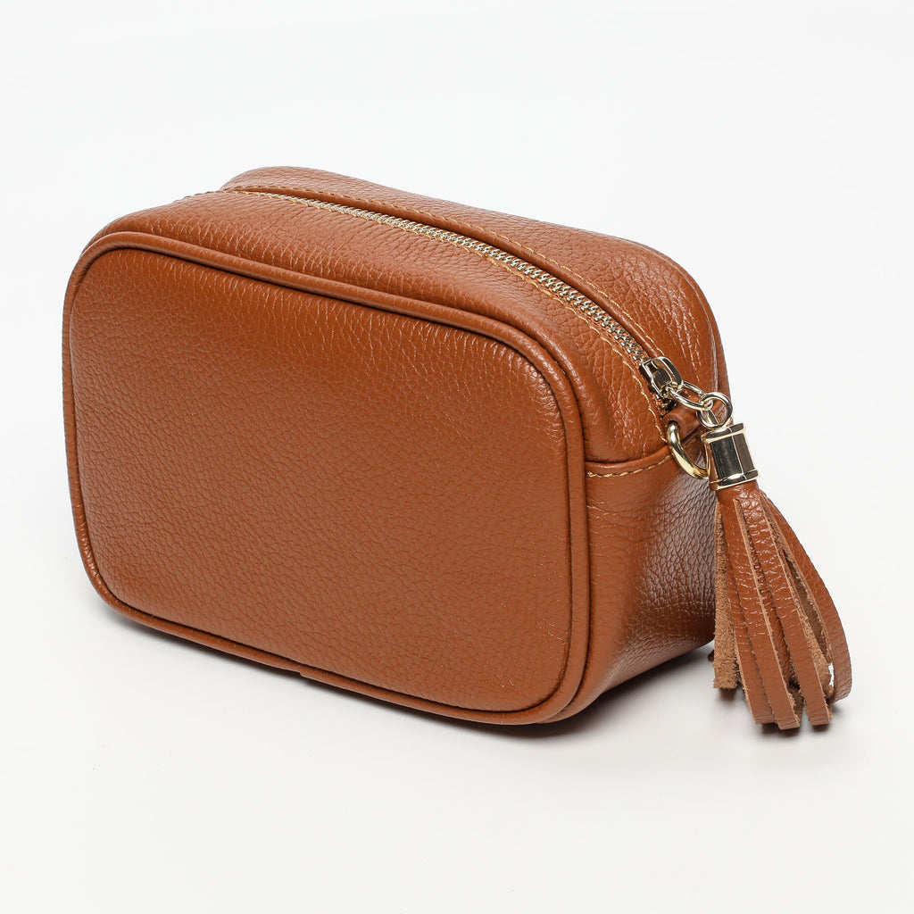 Mini Gaby Crossbody Bag - Dark Camel
