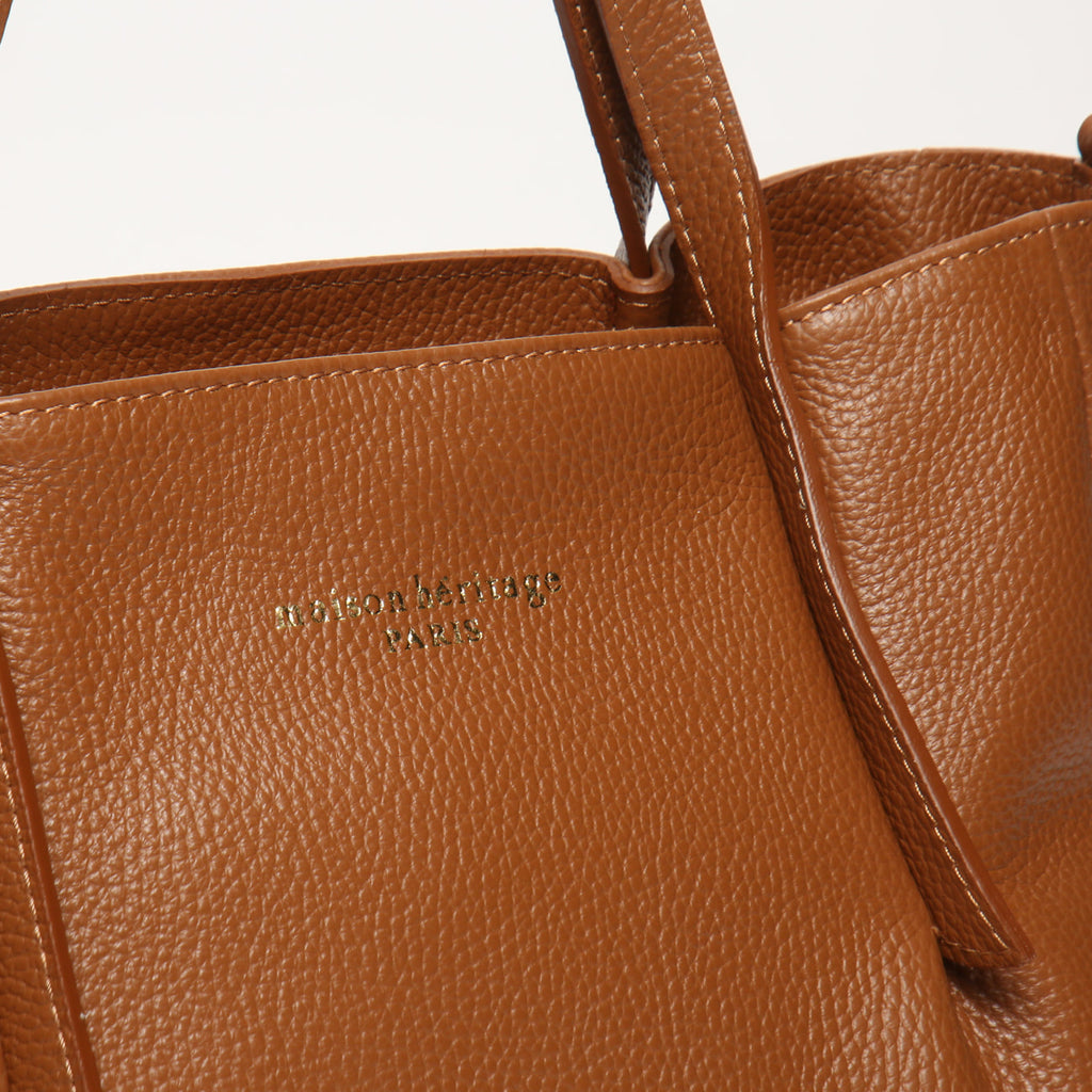 Borsa shopper Myriam - Cammello scuro