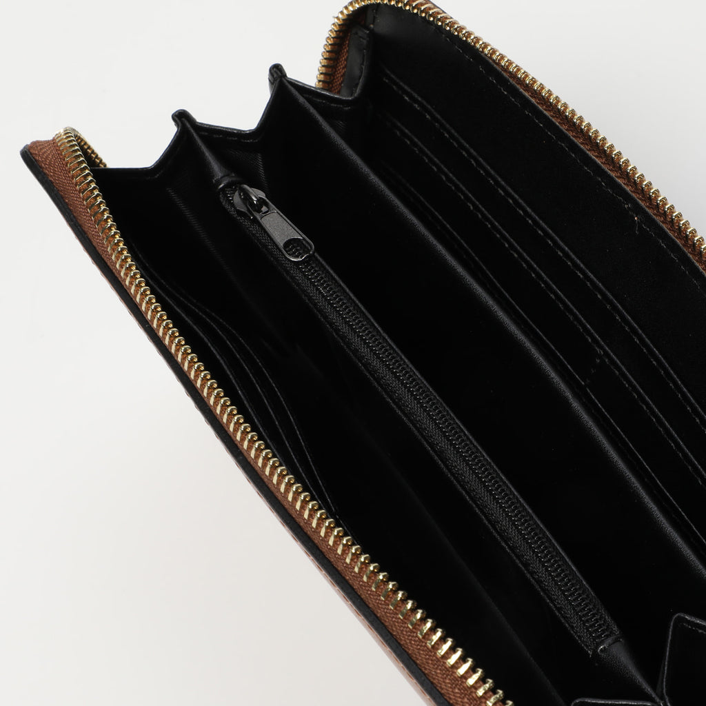 Portefeuille Pely Box - Camel Fonce