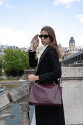 Bolso de mano Emerald - Burdeos