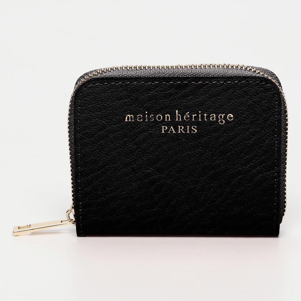 Cartera Mini Moni Box - Negro metálico