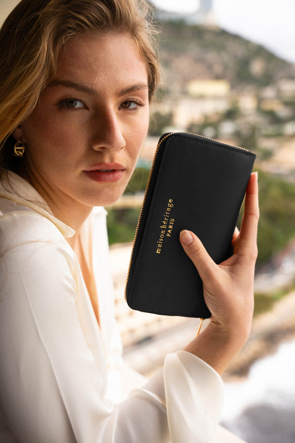 Pely Box Wallet - Methalic Black