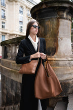 Bolso tote Perle - Camel