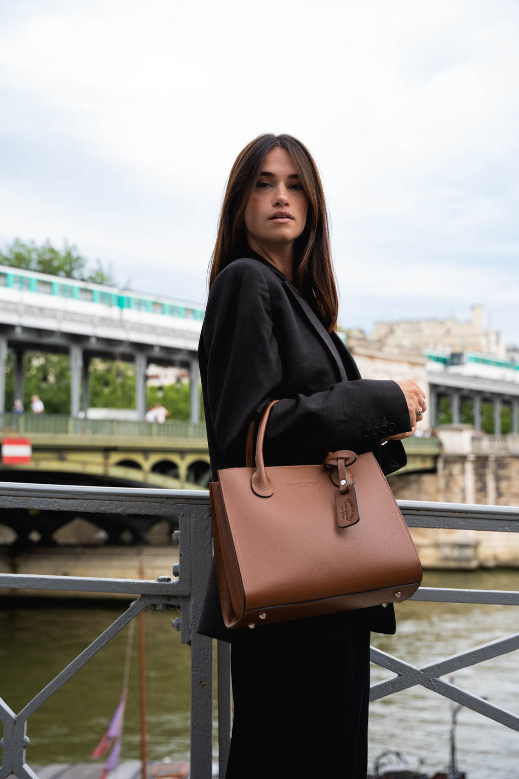 Borsa a mano Trip Graine - Cammello